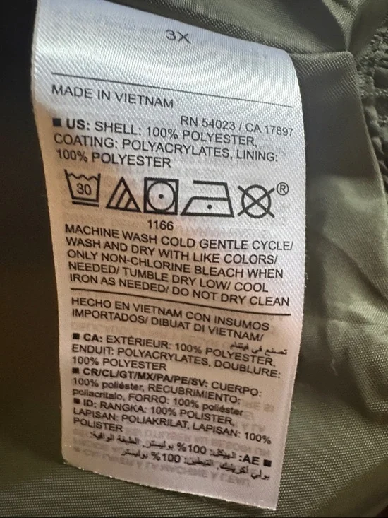 Old Navy Olive Green Long Hooded Trench Coat - Picture 5 of 6